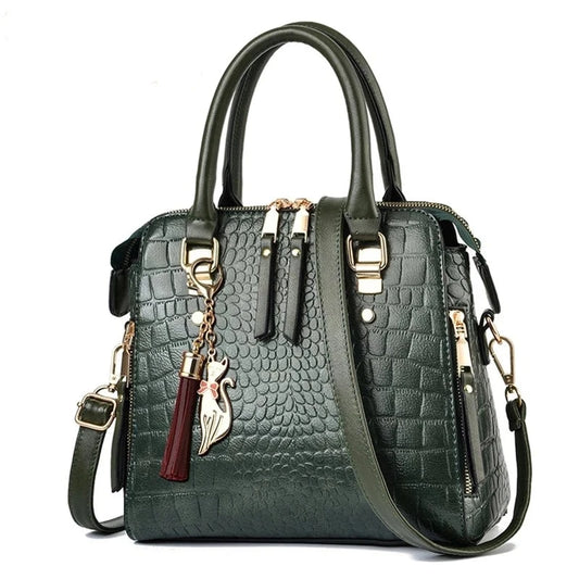 Luxury Crocodile Pattern Women Handbag