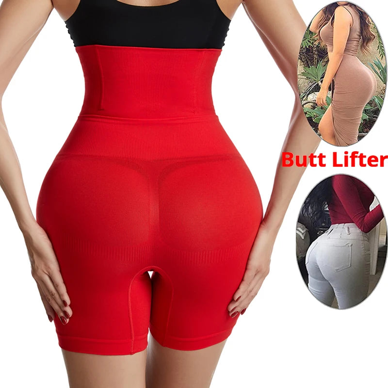 Tummy Control Shorts High Waist Panties Mid Thigh Body Shaper Bodysuit Shaping Lady