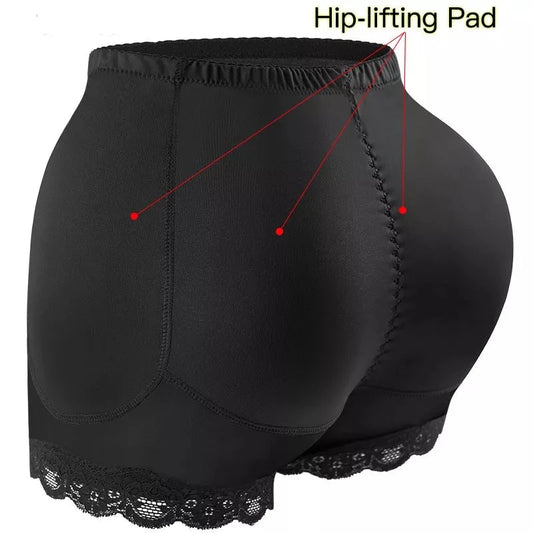 Body Shaper Underwear With Hips Pads Filler Sexy Big Butt Enhancer Control Panties Belly Smooth Shapewear Fake Buttock Plus Size