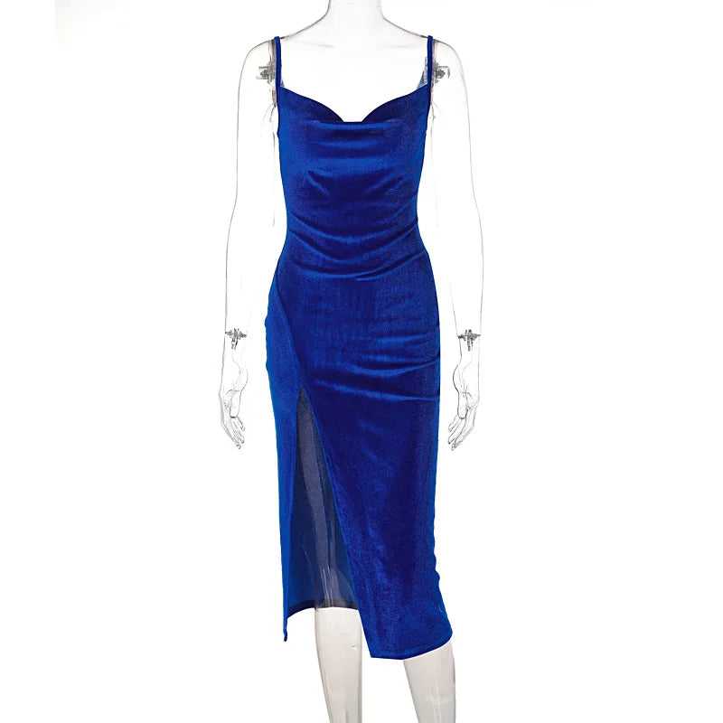 2024 Elegant velvet dress, evening,
Club, summer